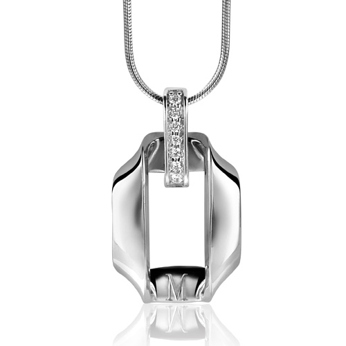 ZINZI Sterling Silver Pendant by Dutch Designer Mart Visser MVH2