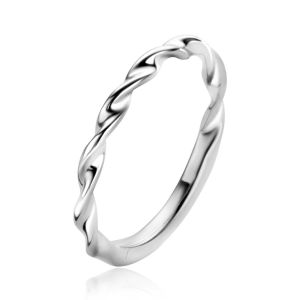 ZINZI Sterling Silver Stackable Ring Twist 2mm ZIR2321