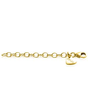 5cm ZINZI Gold Plated Sterling Silver Extension for Easy Lengthening your Bracelet or Necklace ZIV-G