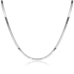 ZINZI Sterling Silver Snake Chain Necklace 45cm 3.5mm width ZIC2292