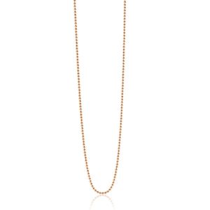 ZINZI zlv. bol collier 45 cm rosé verguld