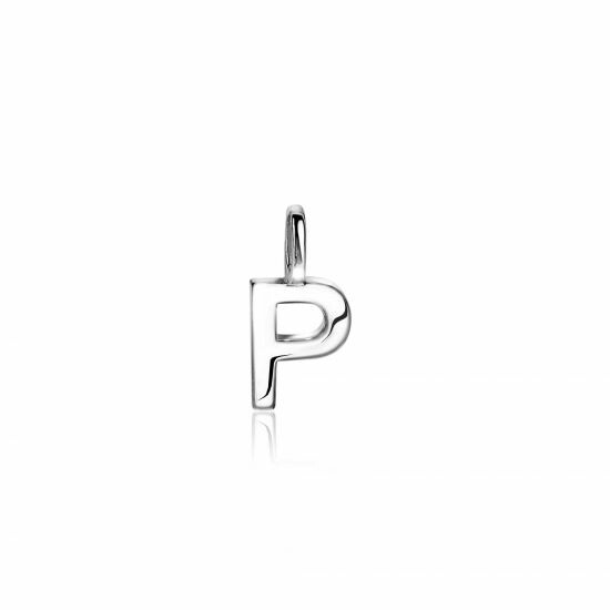 ZINZI Sterling Silver Letter Pendant P ZIH2140P