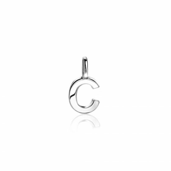 ZINZI Sterling Silver Letter Pendant C ZIH2140C