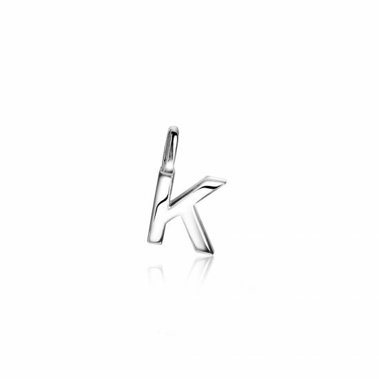 ZINZI Sterling Silver Letter Pendant K ZIH2140K