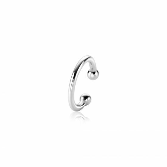 12,5mm ZINZI Sterling Silver Ear Cuff Smooth (price per piece) ZIO-CUFF1