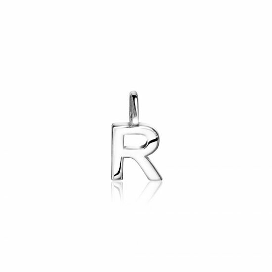 ZINZI Sterling Silver Letter Pendant R ZIH2140R