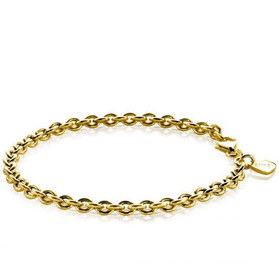 ZINZI Gold Plated Sterling Silver Bracelet 19cm ZIA1153G