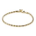 ZINZI Gold Plated Sterling Silver Fantasy Bracelet 17-19cm ZIA1129G