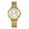 Zinzi horloge 34mm zilv.wzpl. gg. kast en mesh band