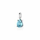 ZINZI Sterling Silver Pendant Drop Turquoise ZIH2070T