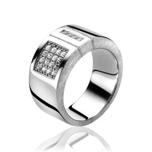 ZINZI Sterling Silver Ring by Dutch Designer Mart Visser MVR7