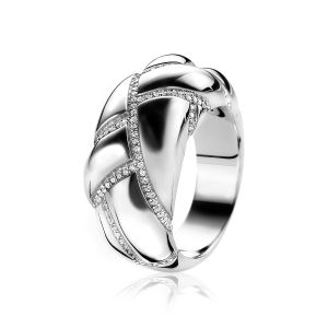 ZINZI Sterling Silver Ring by Dutch Designer Mart Visser MVR8