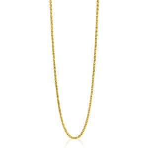 ZINZI 14K Gold Wheat Chain Necklace 1,5mm width 43cm ZGC307