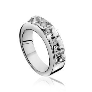 ZINZI Sterling Silver Ring White ZIR629