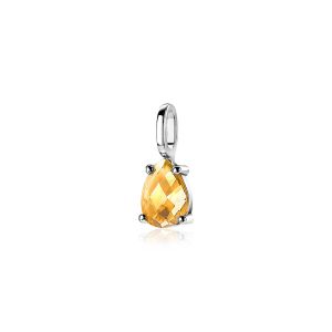 ZINZI Sterling Silver Pendant Drop Yellow ZIH2070G