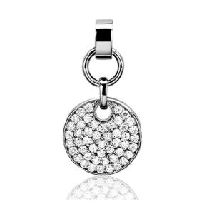 ZINZI Sterling Silver Pendant White ZIH946