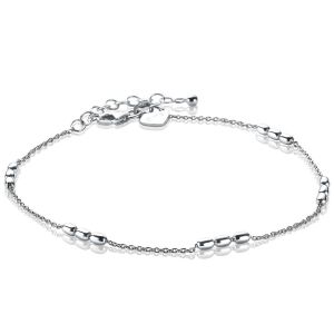 ZINZI Sterling Silver Anklet Ovals 23+4cm ZIE1809