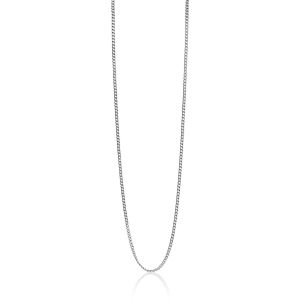 45cm ZINZI Sterling Silver Curb Chain Necklace ZILC-G45