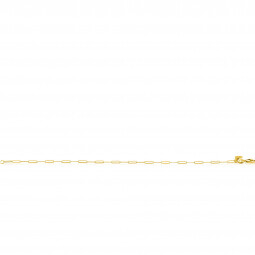 ZINZI 14K Gold Bracelet with Paperclip Chains 1,9mm width ZGA298